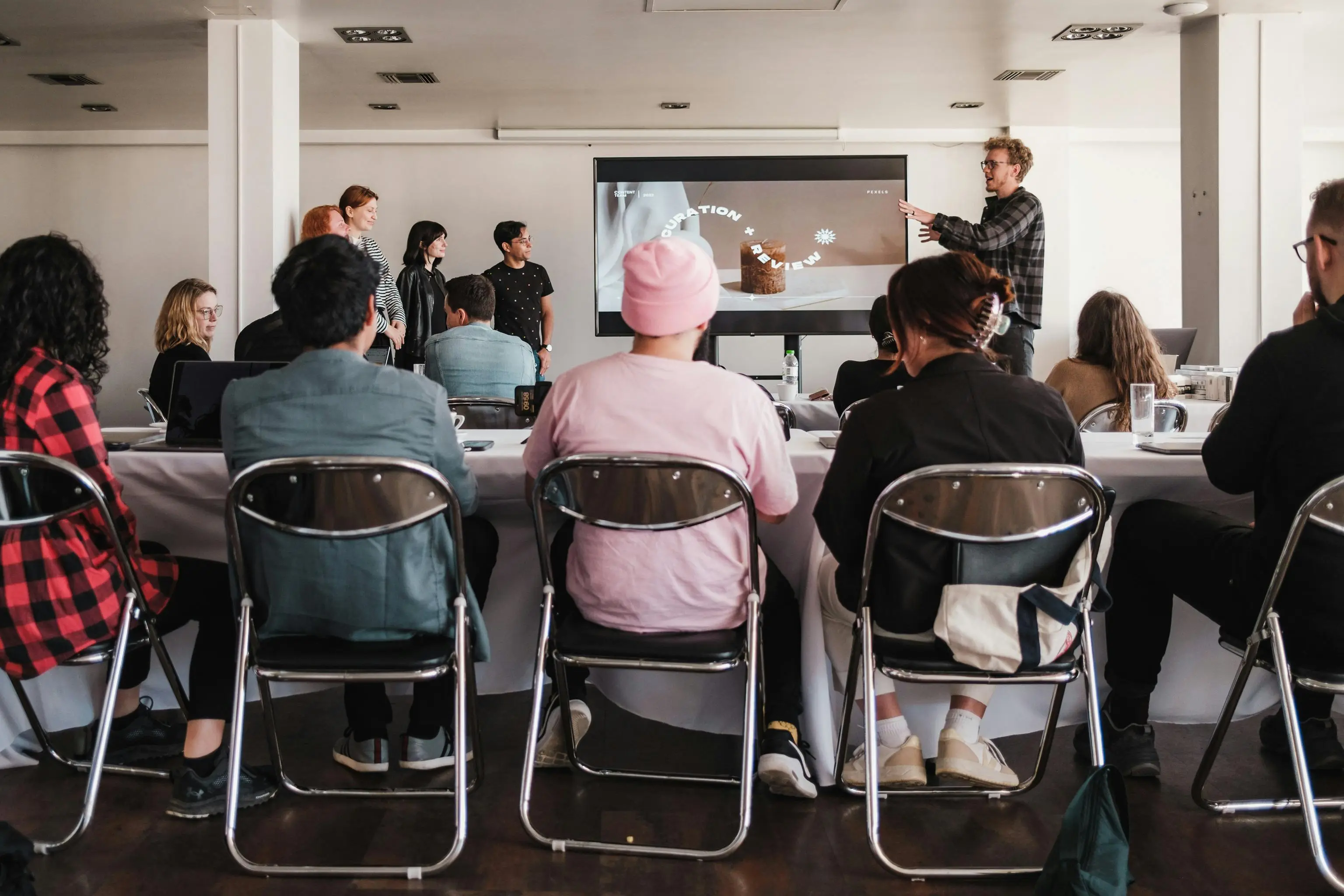 Bewerbungsworkshop mit Schülern und Präsentation